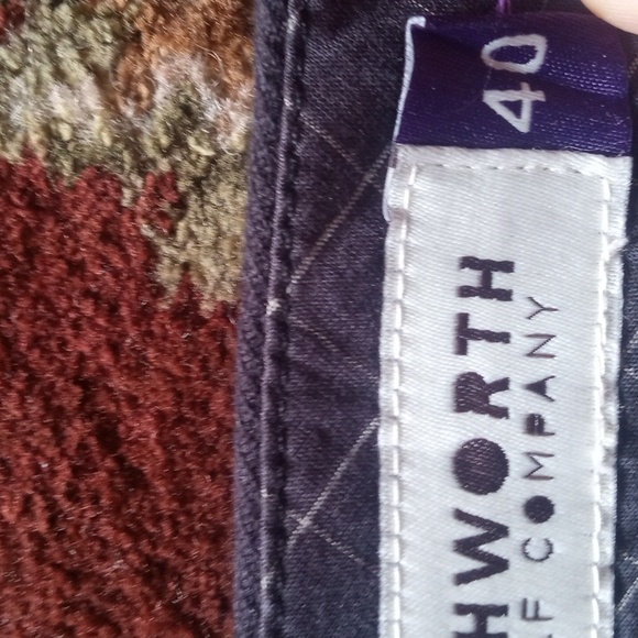 Ashworth Golf Men's size  Black pinstripe size 40.  NWOT QUALITY - Picture 4 of 7